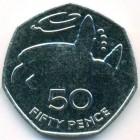 Острова Святой Елены и Вознесения, 50 пенсов 2006 год (AU)