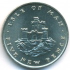 Остров Мэн, 5 новых пенсов 1971 год (UNC)