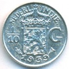 Нидерландская Восточная Индия, 1/10 гульдена 1939 год (UNC)