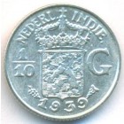 Нидерландская Восточная Индия, 1/10 гульдена 1939 год (AU)