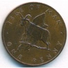 Остров Мэн, 1 пенни 1976 год (UNC)