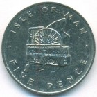 Остров Мэн, 5 пенсов 1976 год