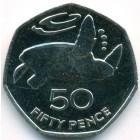 Острова Святой Елены и Вознесения, 50 пенсов 2006 год (UNC)