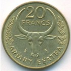 Мадагаскар, 20 франков 1971 год (UNC)