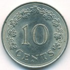 Мальта, 10 центов 1972 год (AU)