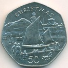 Остров Мэн, 50 пенсов 1981 год (UNC)