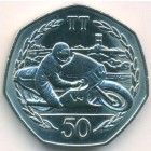 Остров Мэн, 50 пенсов 1983 год (UNC)