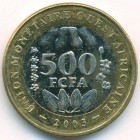 Западно-Африканские Штаты, 500 франков 2003 год