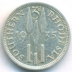 Южная Родезия, 3 пенса 1935 год