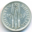 Южная Родезия, 3 пенса 1937 год