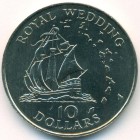 Восточные Карибские штаты, 10 долларов 1981 год (UNC)