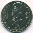 Острова Кука, 1 доллар 1972 год (UNC)