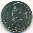 Острова Кука, 1 доллар 1972 год (UNC)