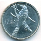 Антигуа и Барбуда, остров Редонда, 25 центов 2009 год (UNC)