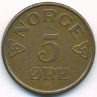 Норвегия, 5 эре 1957 год