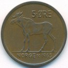 Норвегия, 5 эре 1965 год