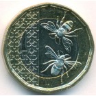 Великобритания, 1 фунт 2025 год (AU)