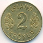 Исландия, 2 кроны 1963 год (UNC)