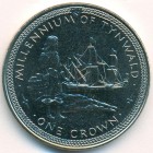Остров Мэн, 1 крона 1979 год (UNC)