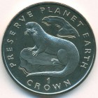 Остров Мэн, 1 крона 1995 год (UNC)