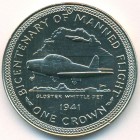 Остров Мэн, 1 крона 1983 год (UNC)
