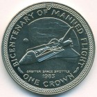 Остров Мэн, 1 крона 1983 год (UNC)