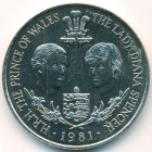 Гернси, 25 пенсов 1981 год (UNC)