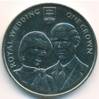 Гибралтар, 1 крона 1981 год (UNC)
