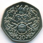Остров Мэн, 20 пенсов 1982 год (AU)