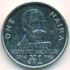 Нигерия, 1 найра 1991 год (AU)