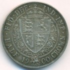 Великобритания, 1/2 кроны 1900 год