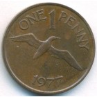 Гернси, 1 пенни 1977 год