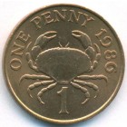 Гернси, 1 пенни 1986 год (UNC)
