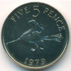 Гернси, 5 пенсов 1979 год (PROOF)