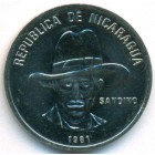 Никарагуа, 25 сентаво 1981 год (UNC)