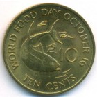 Сейшельские острова, 10 центов 1981 год (UNC)