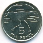 Острова Святой Елены и Вознесения, 5 пенсов 1984 год (UNC)