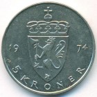 Норвегия, 5 крон 1974 год
