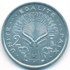 Джибути, 2 франка 1996 год (UNC)