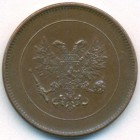 Княжество Финляндия, 5 пенни 1917 год