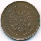 Княжество Финляндия, 5 пенни 1917 год