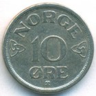 Норвегия, 10 эре 1954 год