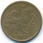 Норвегия, 2 эре 1966 год (AU)