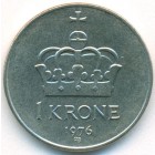 Норвегия, 1 крона 1976 год (AU)