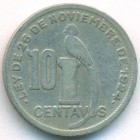 Гватемала, 10 сентаво 1929 год