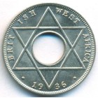 Британская Западная Африка, 1/10 пенни 1936 год (UNC)