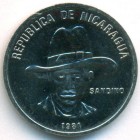 Никарагуа, 25 сентаво 1981 год (UNC)
