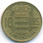 Монако, 10 франков 1951 год (AU)