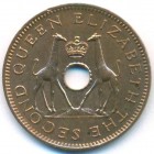Федерация Родезии и Ньясаленда, 1/2 пенни 1964 год (AU)