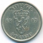 Норвегия, 50 эре 1957 год